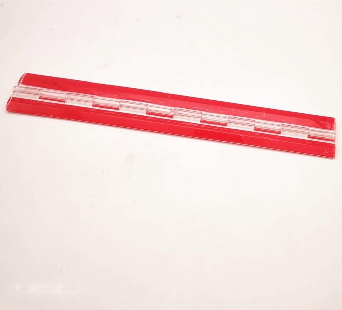 Kunststof Acryl Pianoscharnier 300 mm - Zelfklevend, 30,5 cm Scharnier (1 Stuks) voor Doe-het-zelf Transparante Doos, Displaystandaard