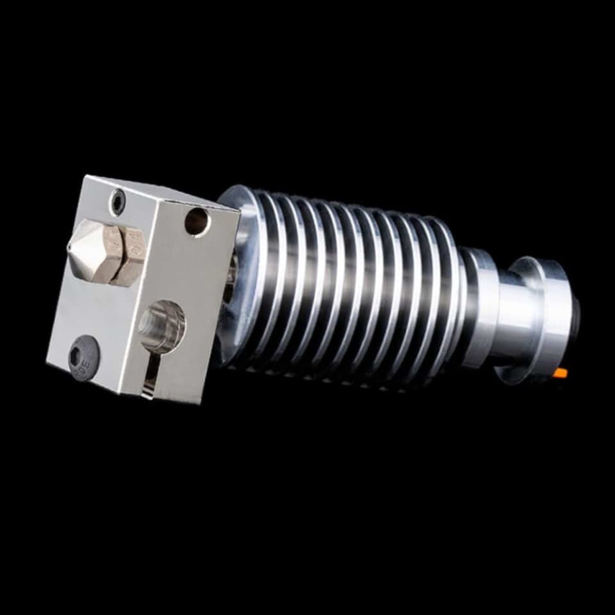 Metal V6 Plated Copper Hotend,J-head Hotend,High Temperature V6 Nozzle 0.4mm,Heater Block,Titanium Alloy Heatbreak,For 3D Printer V6 Hotend Extruder.(Plated Copper Kit）