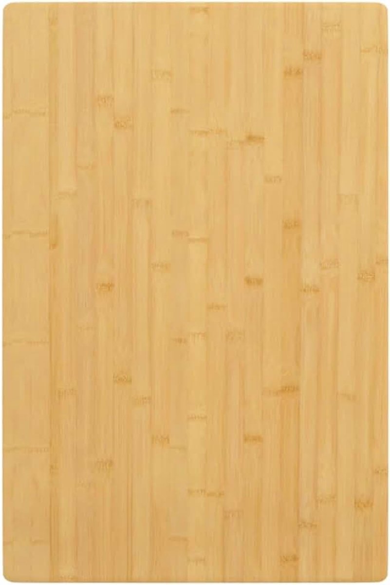 Tafelblad, vervangend tafelblad, vervangend blad, bureaublad, houten plaat voor eettafel, salontafel, 40 x 60 x 4 cm, bamboe