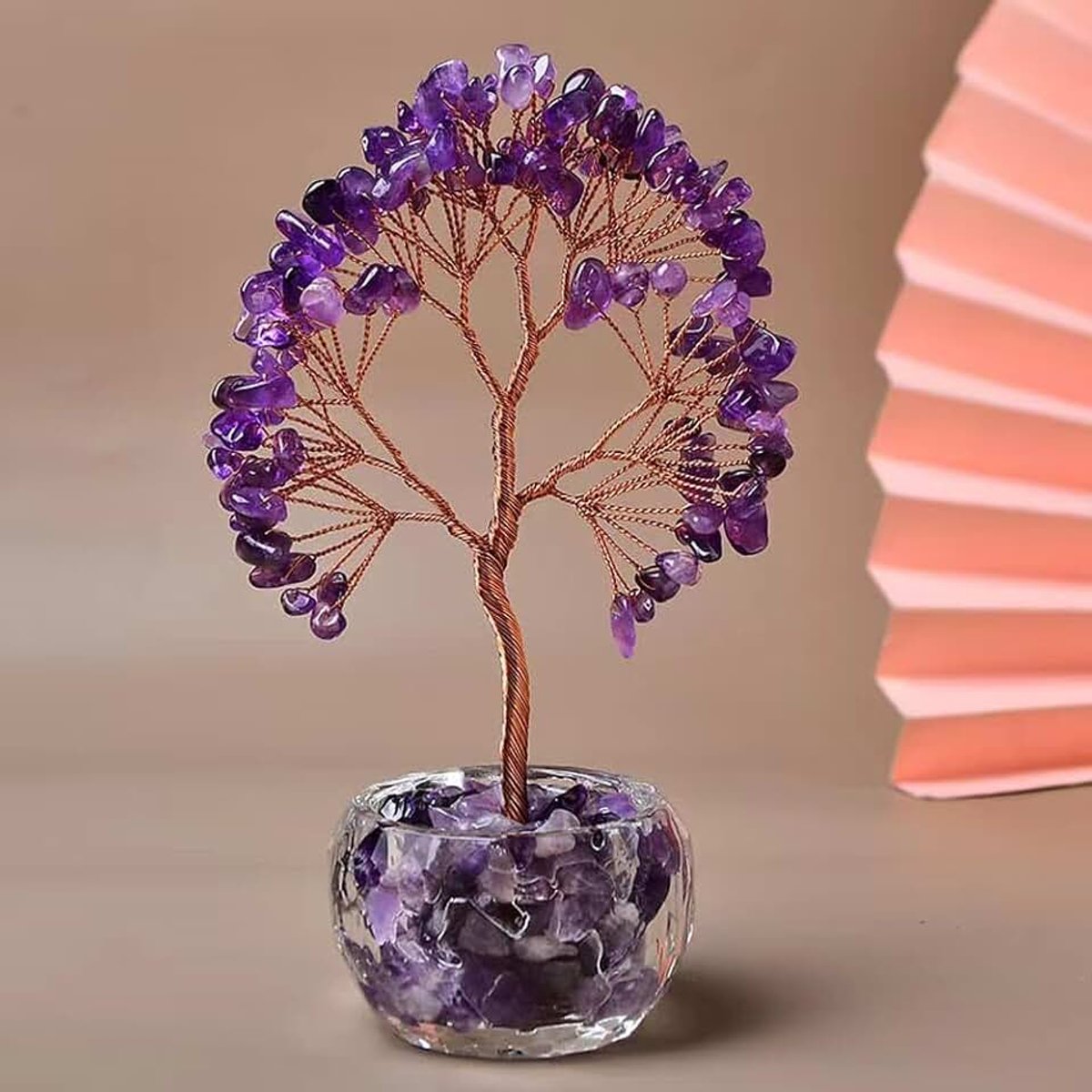 Bonsaiboom 33 cm | grenen, potplant, Zen-decoratie, bureau, Aziatische stijl, onderhoudsvriendelijk, woondecoratie, ornament