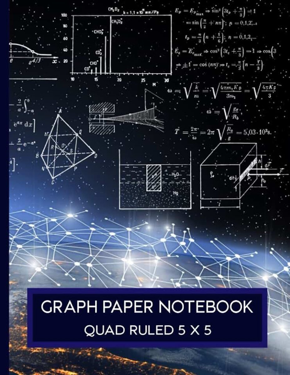Paper Notebook, Quad Ruled 5 x 5: Grid Paper Notebook, Date & Signature on every Page, (120 Pages, 8.5 x 11)
