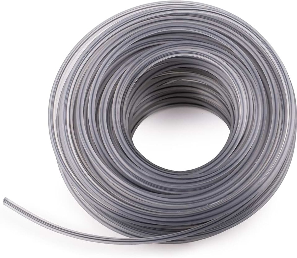 Draad 2,4 mm x 15 m - Stervormige Maaidraad, Trimmerdraad - Grasmaaierspoelen - Bosmaaidraad voor Gras, Onkruid - Tuinieren