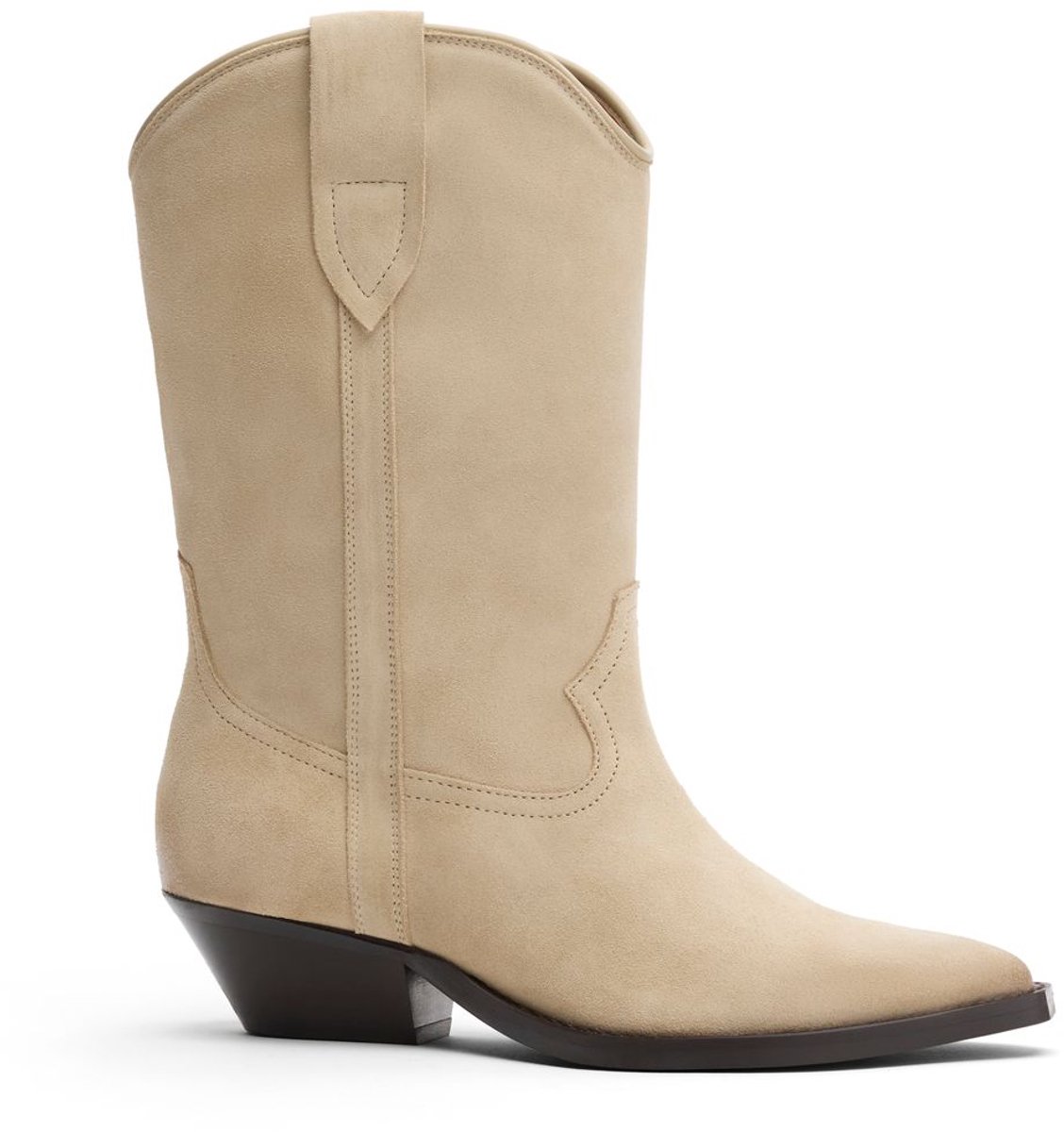 Sacha - Dames - Beige western laarsjes - Maat 37