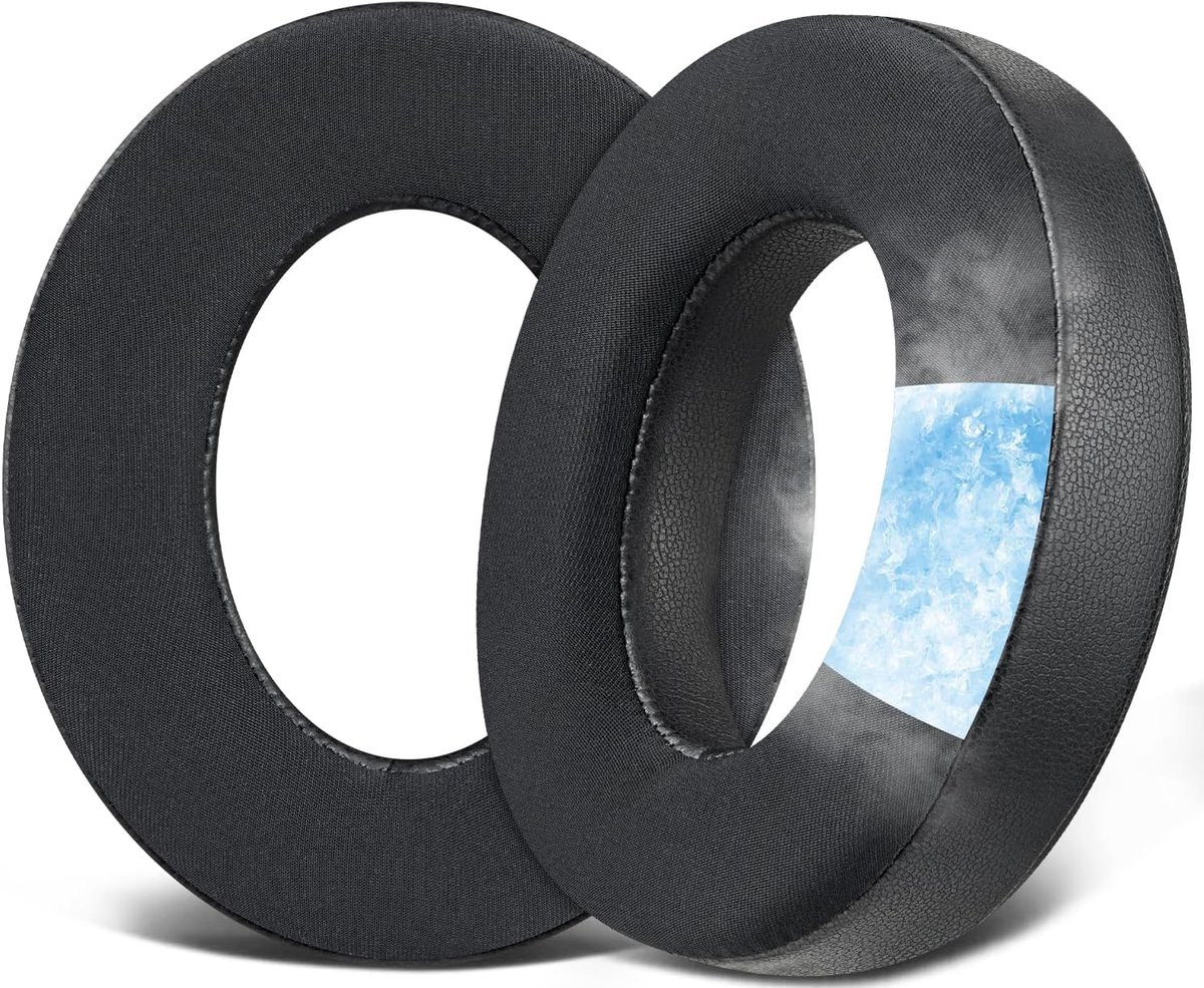 Oorkussens voor Sennheiser HDB 630/Momentum 5/Momentum 4 draadloze hoofdtelefoons, Koelgel earpads cushions met ademende ijzijde stof