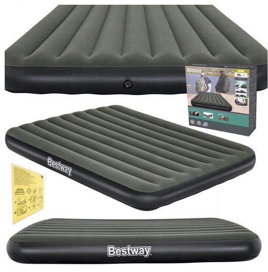 Bestway 2-persoons luchtbed 203x152x25cm TriTech, 300kg belastbaar van Bestway — afbeelding 4