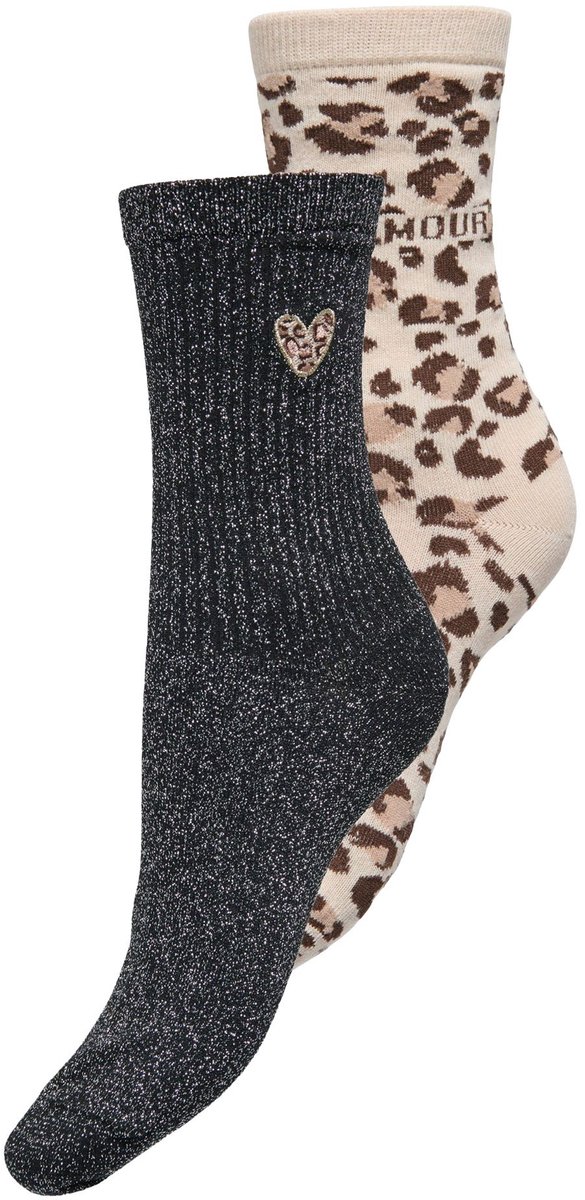 Only Olivia Leo Sokken Dames (2-pack)