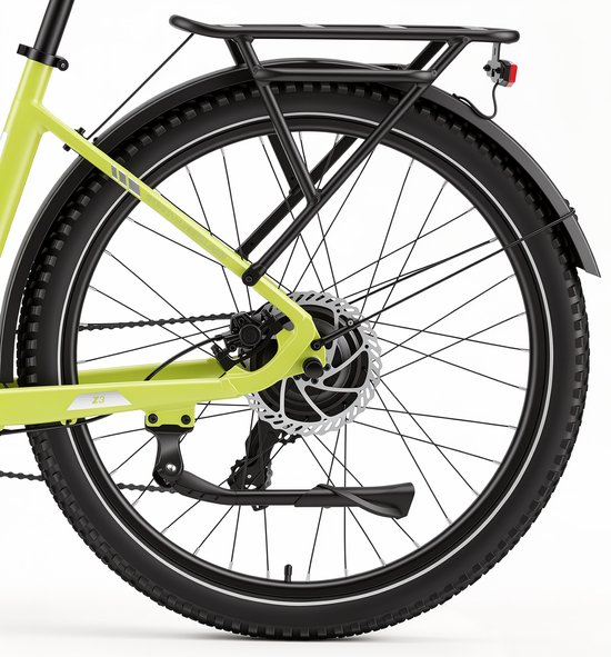TTGO Z3 Elektrische Fiets - 250W Motor - 48V15Ah Accu - 27.5 Inch Banden - Max Snelheid 25km/u - Max Bereik 110-120km - Shimano 7 Versnellingen - Groen van TTGO — afbeelding 4