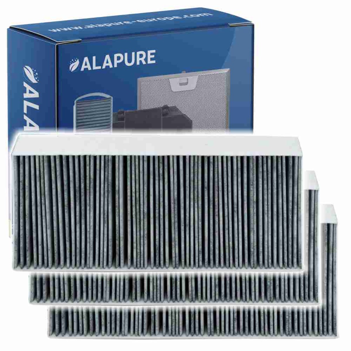 3x CleanAir Active-Koolfilter voor Balay 11018621 / AA210110 / 11010506
