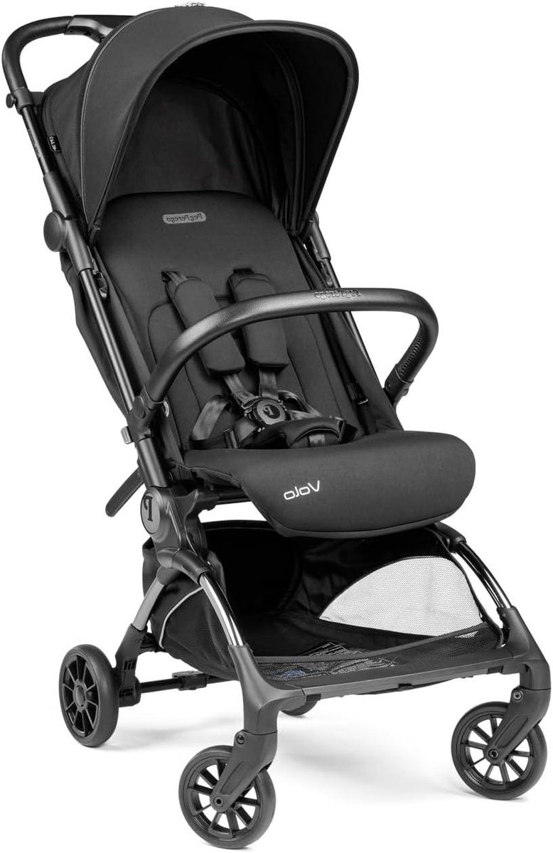 Kinderwagen - Buggy Reisbuggy - Compact Reizen - Handbagage Formaat - 5.61 kg - Zwart