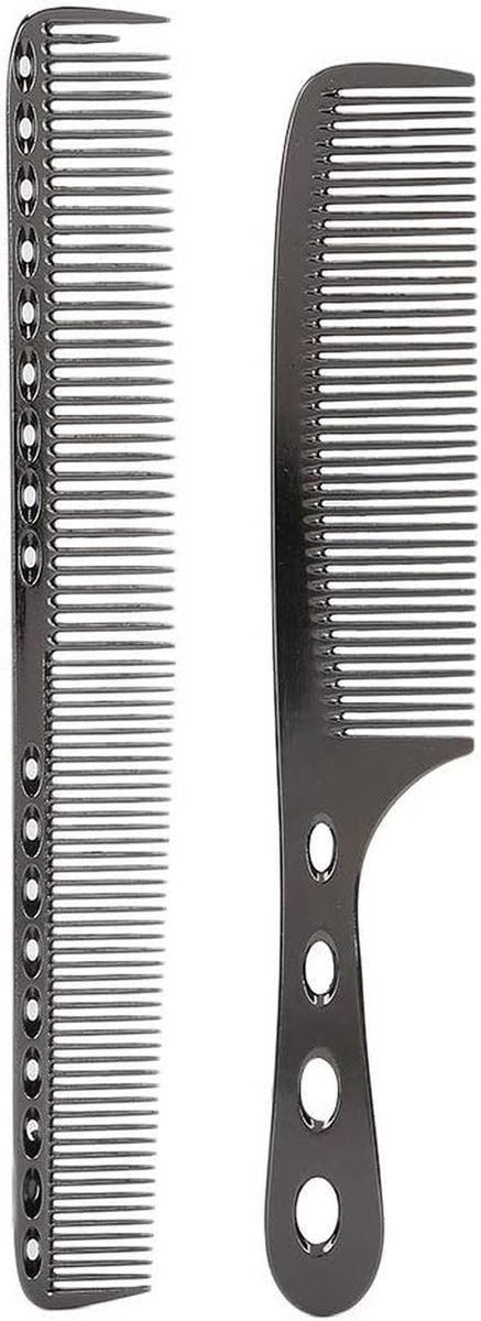 Draagbare Rvs Kammen - Styling Hulpmiddel - Haar Stylen - Antistatische Werking - Niet Gespecificeerd - Zwart