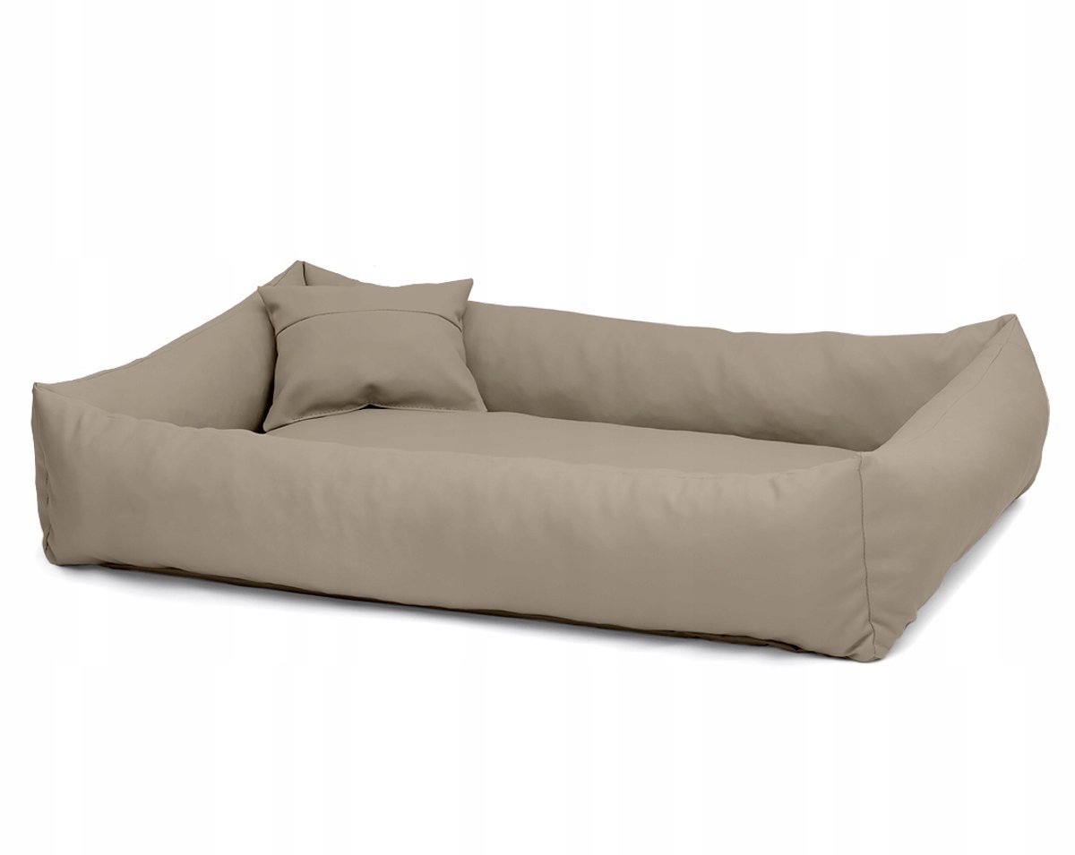 Luxe Hondenkussen Eco-leer 80x65cm - Comfortabel & Makkelijk Schoon