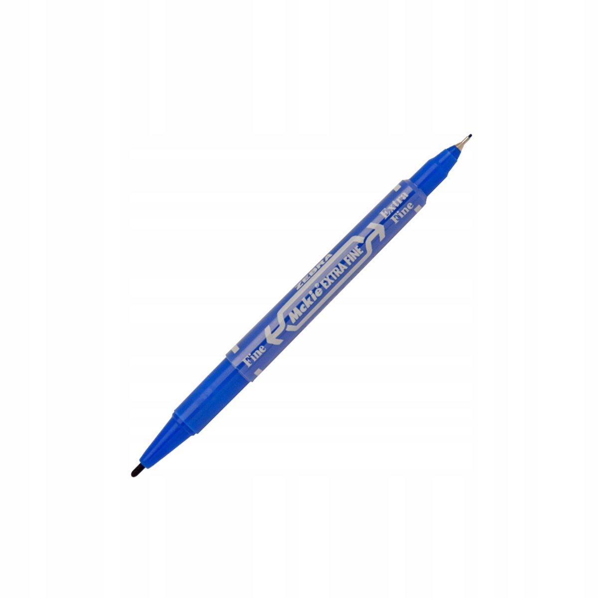 Zebra Mckie Extra Fine Dubbelzijdige Marker Blauw