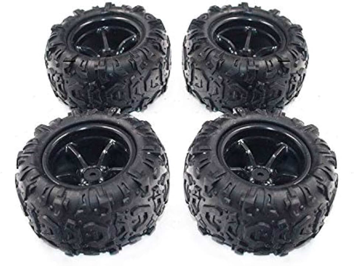 4 stuks PX 9300-21 rubberen banden RC racewagen banden 9300 & 9302 Ma?Staaf 1/18 op stra?en wielvelg geschikt voor RC auto