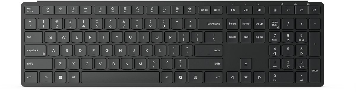 Lenovo 4Y41S04679 toetsenbord Thuis/Werk RF-draadloos + Bluetooth Italiaans Zwart