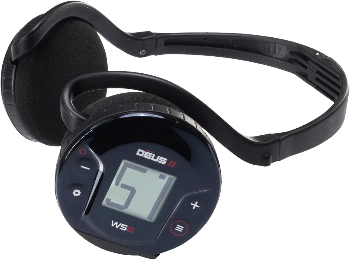 XP Metal Detectors WS6 wireless headphones for the DEUS II, headphones can also be used as a control unit for the - ShopVlot