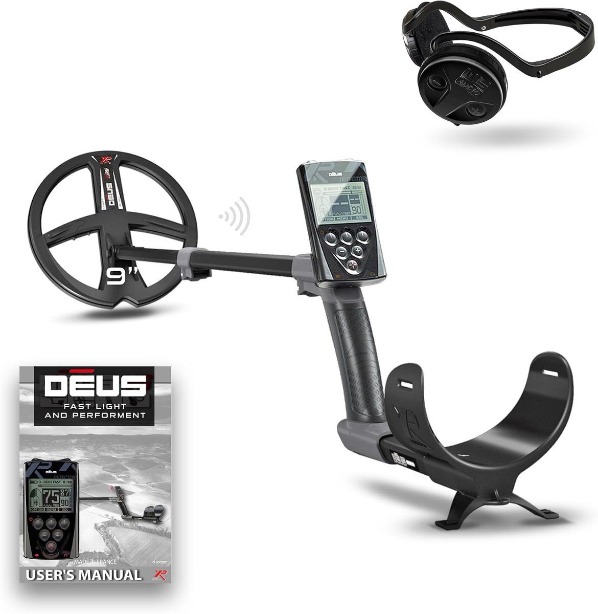 XP Metal Detectors Deus - with WSAUDIO headphones - waterproof and completely wireless, ideal for treasure search and - ShopVlot