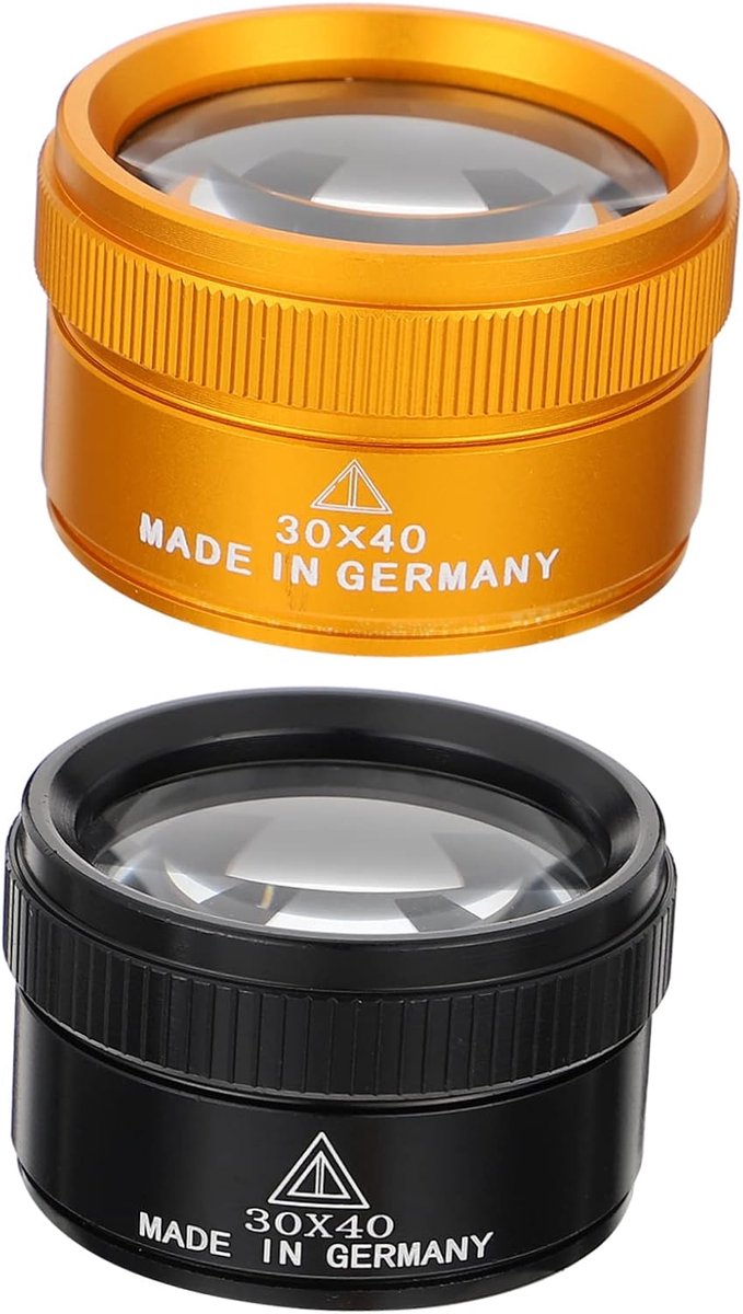 2 sets optische glazen lens vergrotingsspiegel juwelier reparatie loep restauratie vervanging vergroting cilindrische - ShopVlot