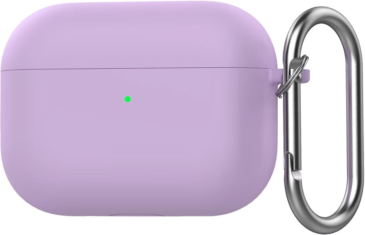 FTRONGRT Compatible with AirPods Pro 3 Case, Scratch-Resistant, Shockproof Soft Silicone Bluetooth Earphone-Purple - ShopVlot