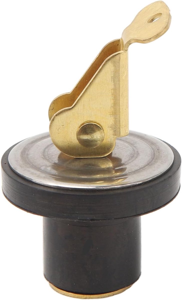 Brass Drain Plug Strong Waterproof Sealing Boat Marine Sinks Stainless (5/8 inch/diameter: 15.7mm) - ShopVlot
