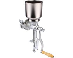 Manual Grain Grinder with Crank for Corn Grains, Coffee, Mungo, Peanuts and Oatmeal - ShopVlot