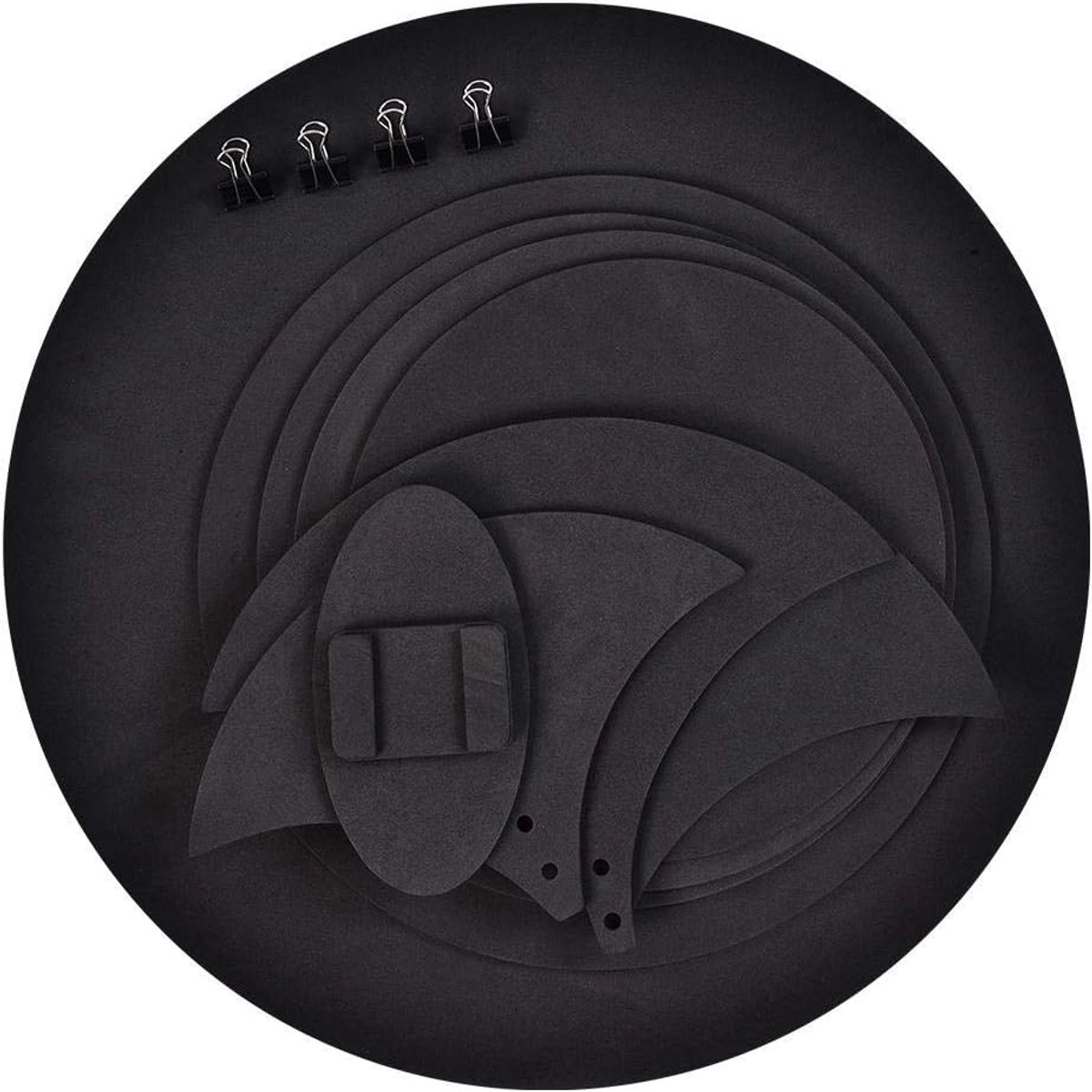 SnelShoppen - Drum Pad Geluidsdemper 10 Stuks - Oefenpad met Hoge Elasticiteit - 5mm Dikte voor Betere Akoestiek - Draagbaar en Compact voor Thuis en