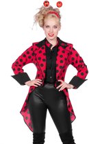 Wilbers Karnaval BV - Lieveheersbeestje slipjas voor dames - 40