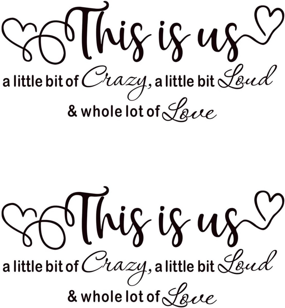 Wandstickers Familie Inspiratie - 2 Stuks - PVC Waterdicht - Geschikt voor Woonkamer - ShopVlot