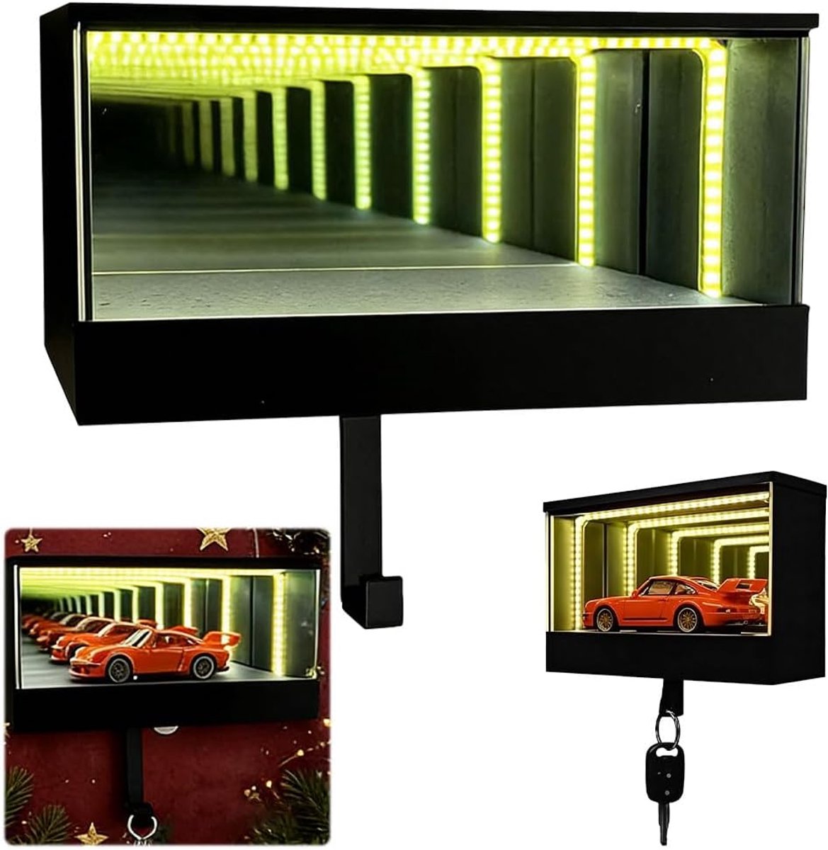 Sleutelkast auto garage - 3D geprint - LED verlichting - Slimme bewegingsdetectie - ShopVlot