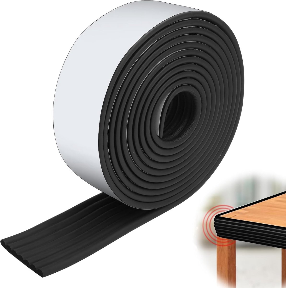 Pipe isolatie 8 cm breed - NBR schuimrubber - zelfklevend - beschermt baby's tegen scherpe randen - ShopVlot