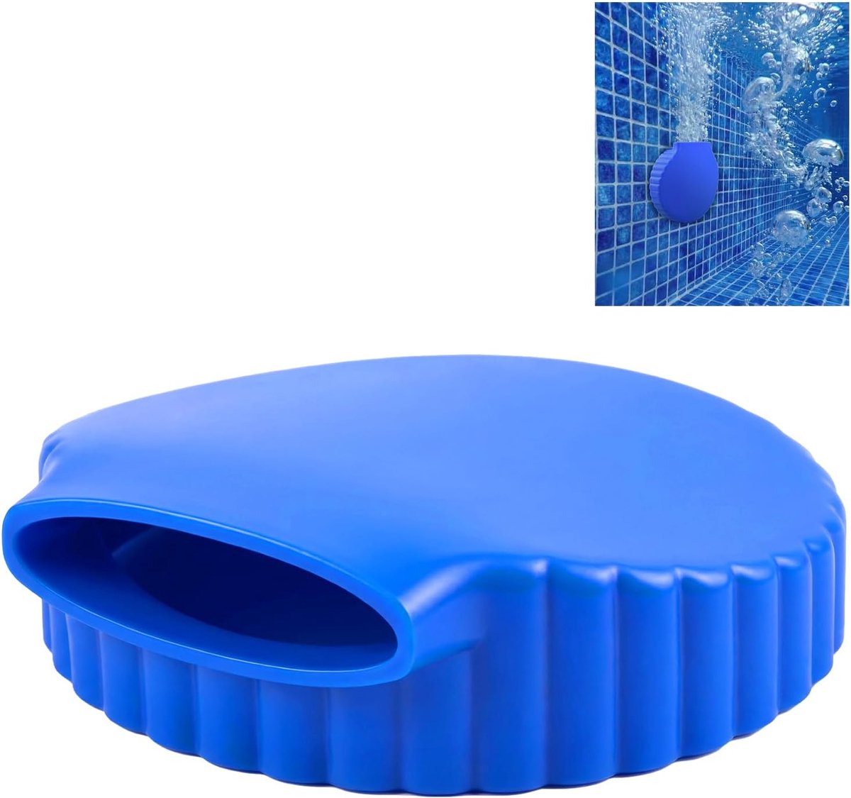 Pool inlaat nozzle 32 mm - Blauwe kunststof - 360° draaibaar - Flexibele waterstroom - ShopVlot
