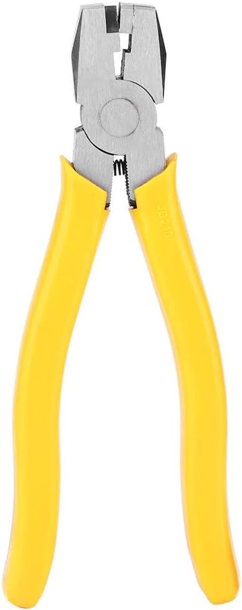 V-groef kniptang 8 inch - Aluminium frame - 90 graden notenmaker - Ergonomische grip - ShopVlot