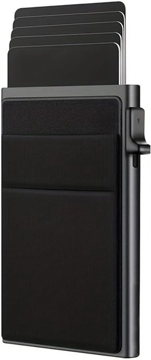 Kaarthouder heren slim wallet - aluminium - RFID-bescherming - compact ontwerp voor dagelijks gebruik - ShopVlot