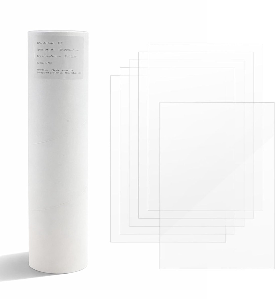 Separatiefilm 320 x 220 x 0.15 mm - FEP materiaal - 95% lichtdoorlatendheid - ideaal voor Elegoo Mars 3D printers - ShopVlot