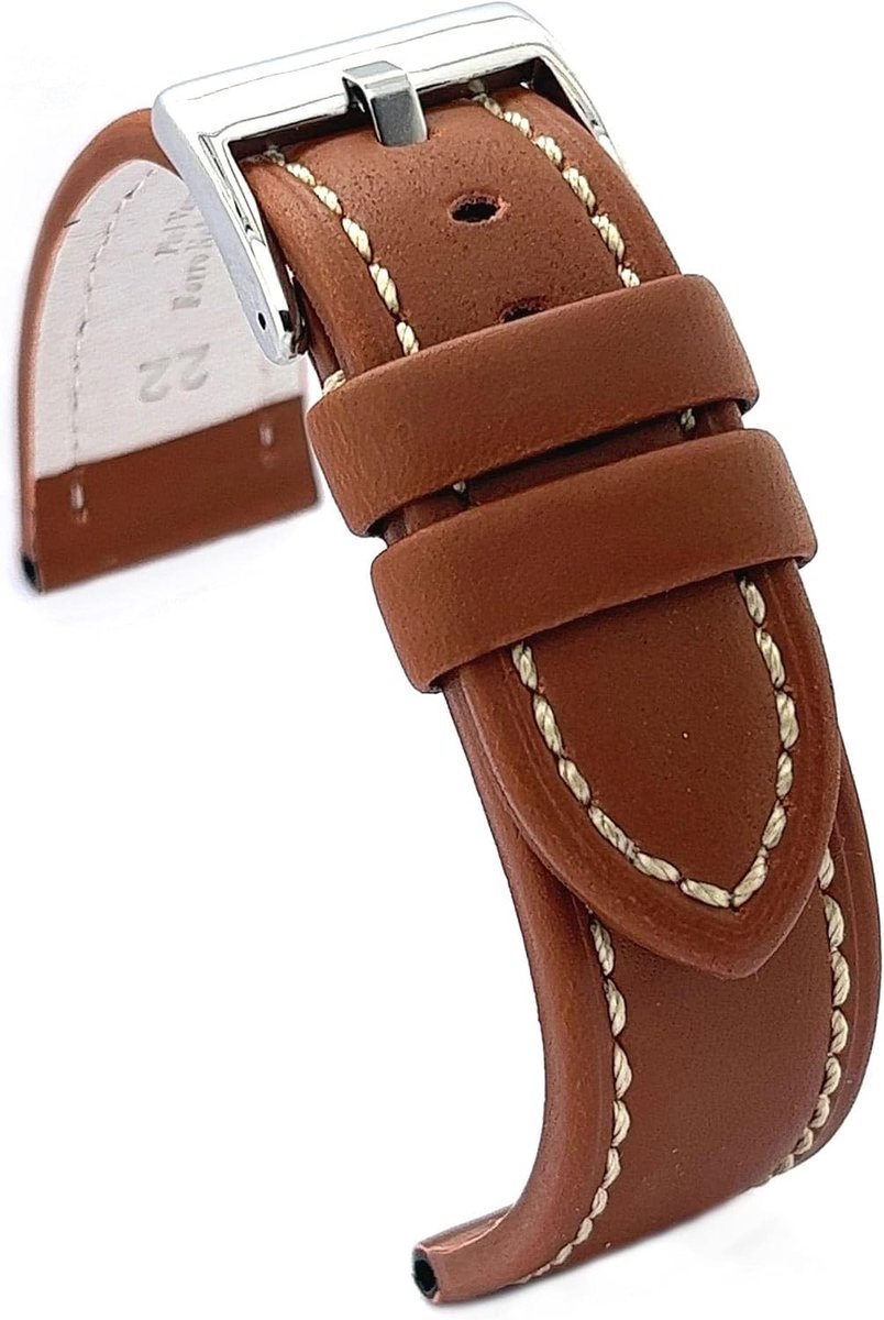 Oiled cowhide belt, Ref 377, Light Brown, band ring - ShopVlot