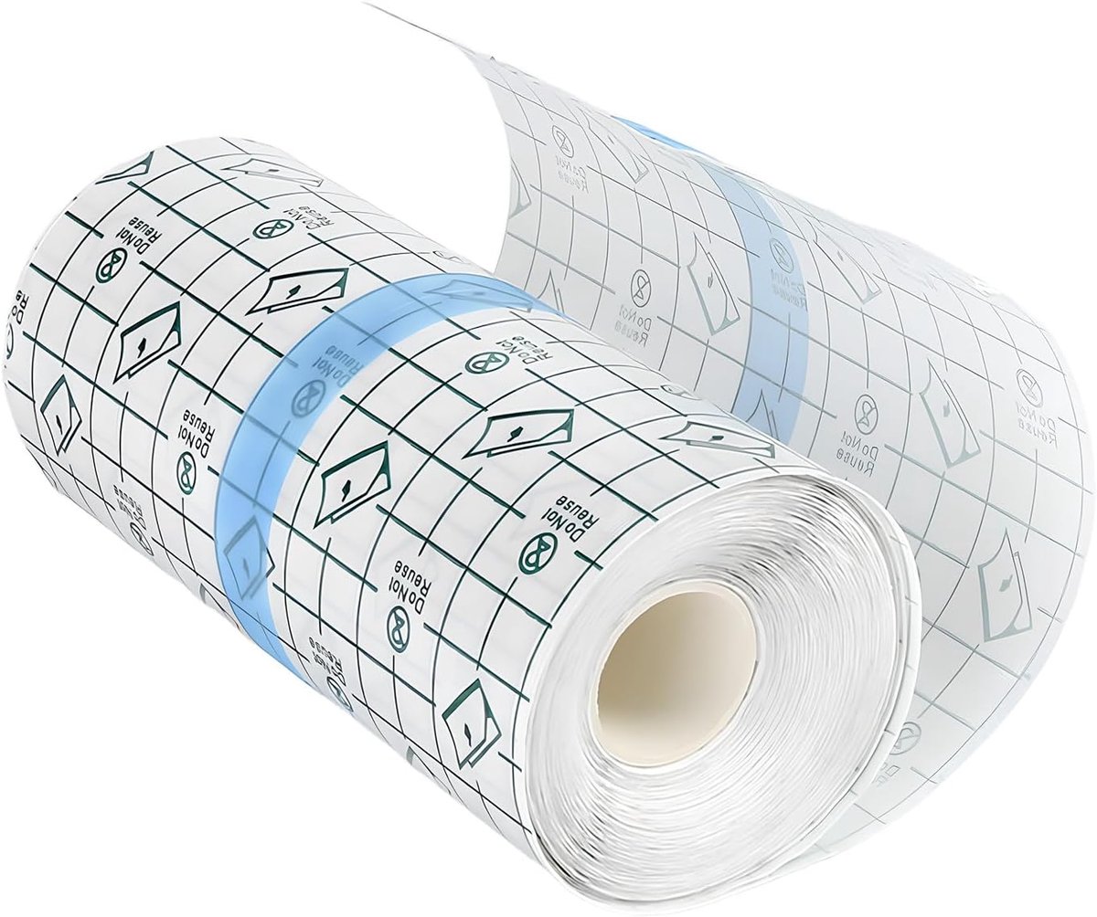 Transparant PU-plakband 15 cm x 3 m - zelfklevend - waterdicht - bescherming na tatoeëren - ShopVlot