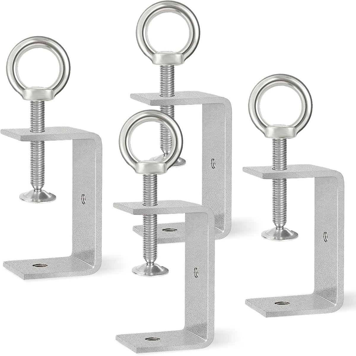 C-clamp 100 mm - roestvrij staal - verstelbaar - ideaal voor houtconstructie - ShopVlot