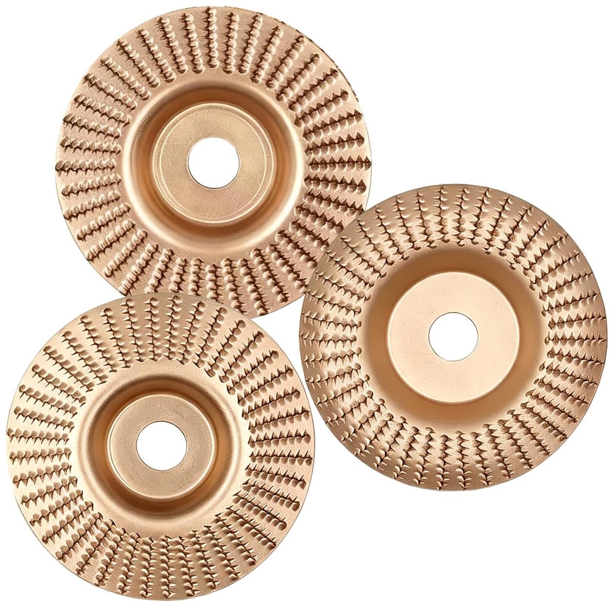 Houtslijpschijven 100 mm - staal legering - 3 stuks - ideaal voor houtbewerking - ShopVlot