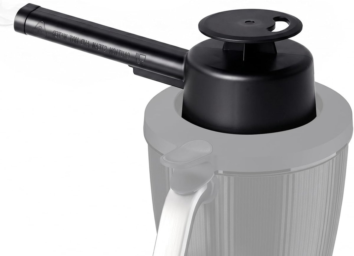 Stoomverdelers voor Thermomix TM7, 360° draaibaar met overloopbeveiliging en veiligheidsgreep, ideaal voor veilig koken en efficiënt stomen