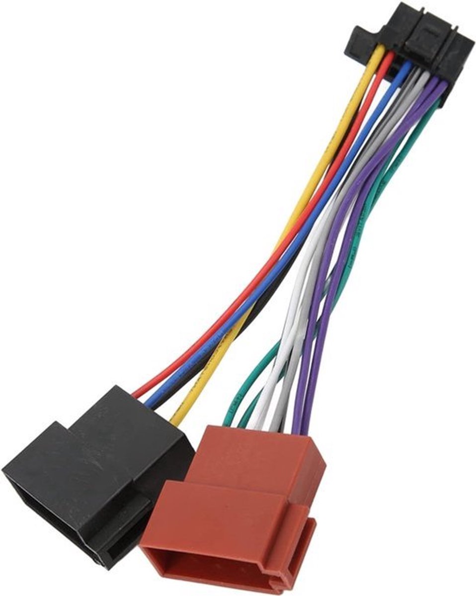 Radio Kabelboom Connector Repalcement voor Sony JVC - ISO Adapter - Nieuwe Radio Stereo Kabelboom .