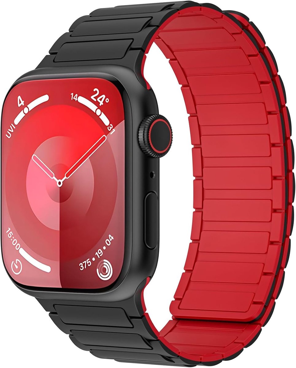 Magnetische Strap 38mm 40mm 41mm 42mm 44mm 45mm 49mm - Sterke Siliconen Horlogeband - Sport Loop Vervangband - ShopVlot