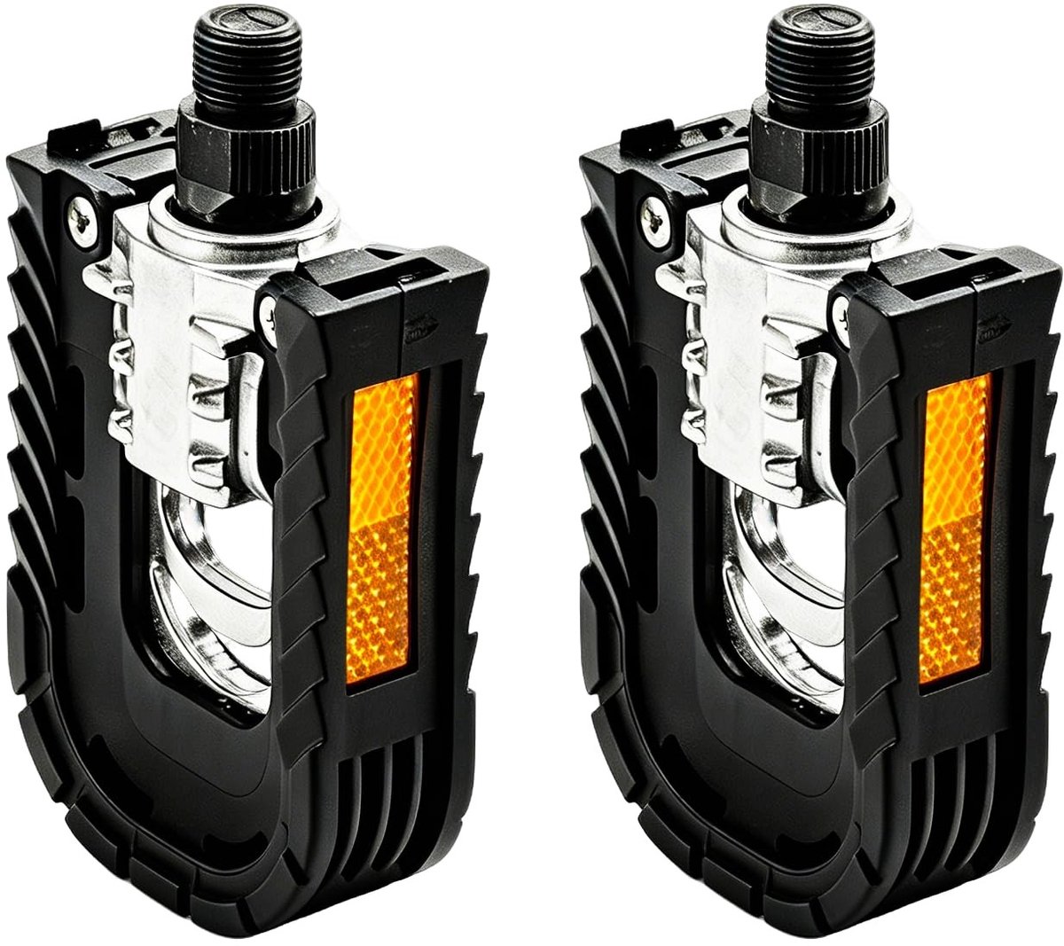 Solidchoice - Set van 2 Fiets Pedalen met Reflectoren