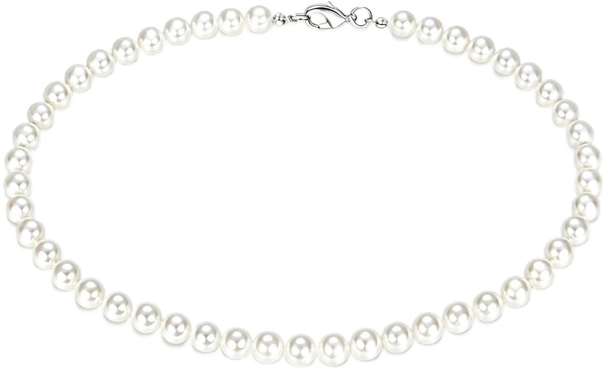 Solidchoice - Korte Parelketting voor Dames en Heren