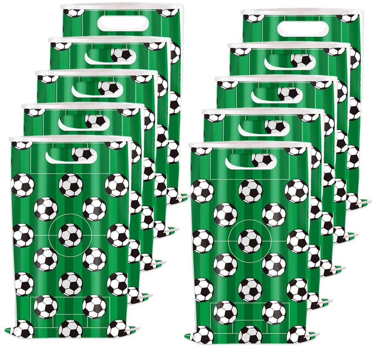 Solidchoice - 10 Stuks Voetbal Cadeautassen voor Kinderen