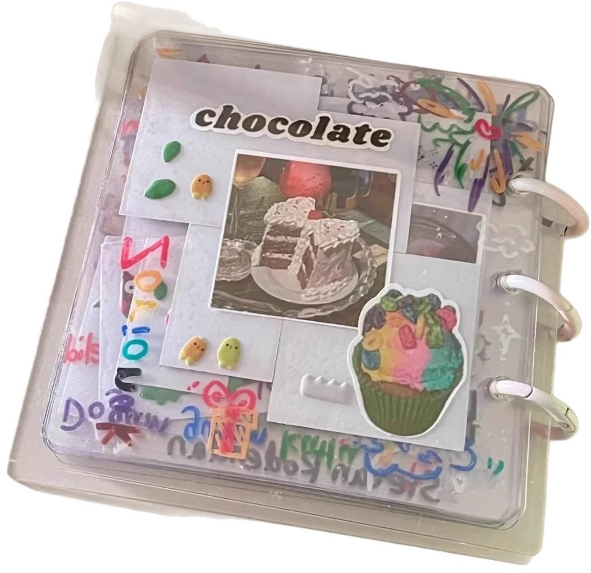 Solidchoice - Zelfklevend Fotoalbum met 10 Pagina's en Stickers