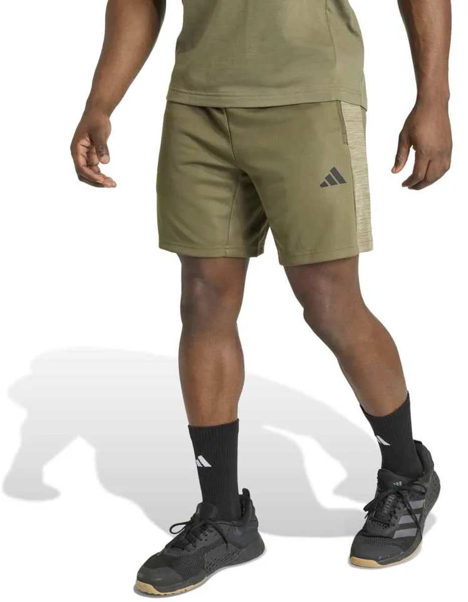 Adidas Workout Essentials All-set 9´´ Korte Broek Man Olijf