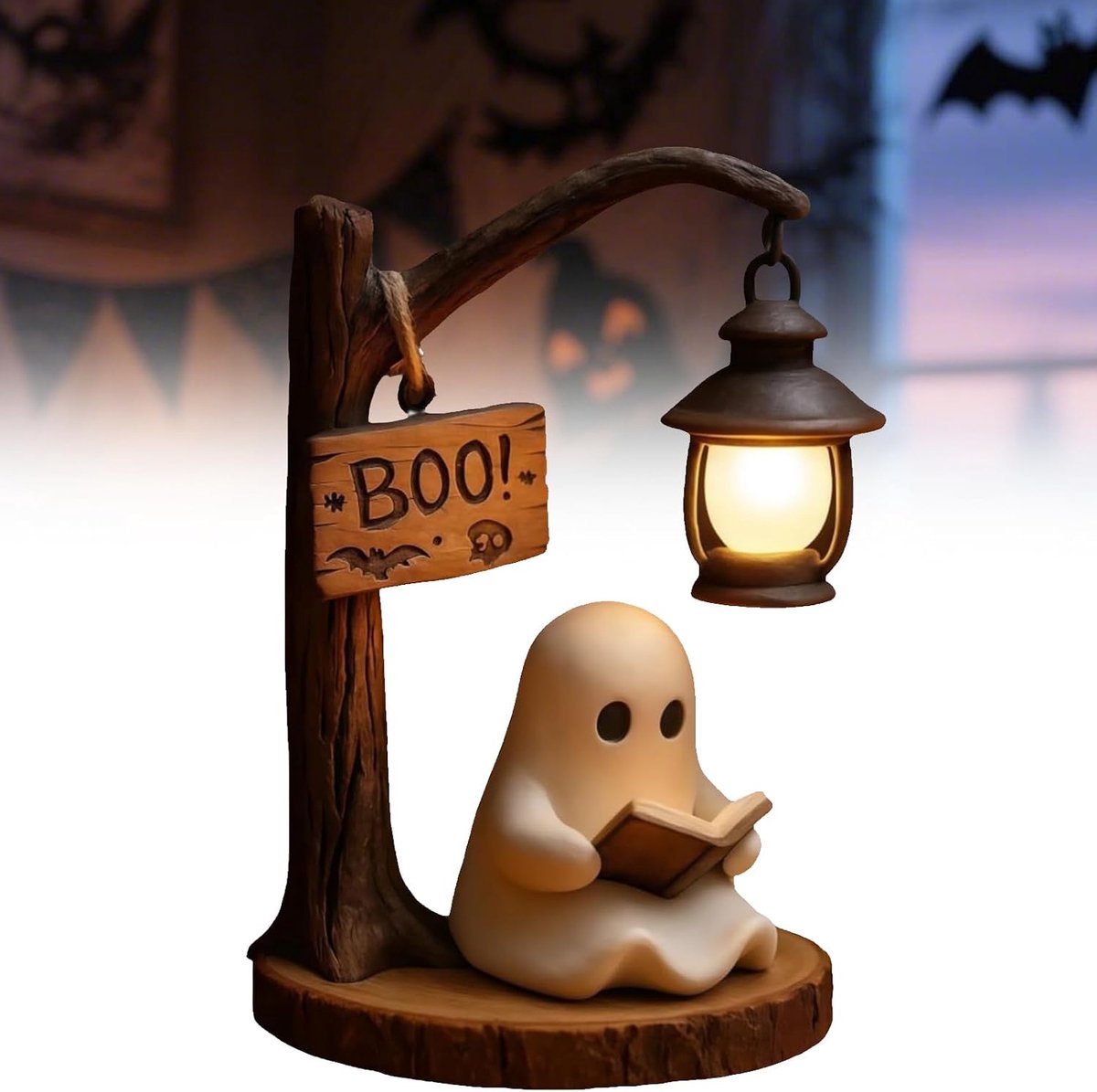 Leeslamp, Halloween-decoratie, 3D-led-bedlampje, Halloween, decoratief licht, voor carnaval, themafeest, Halloween - ShopVlot