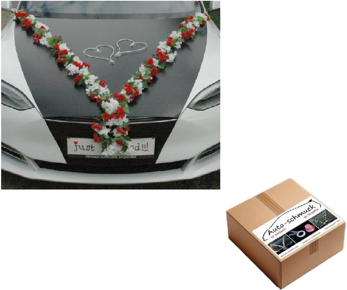 Multi-flowered garland wedding couple pink orchid camelie decoration decoration wedding car wedding decoration garland - ShopVlot
