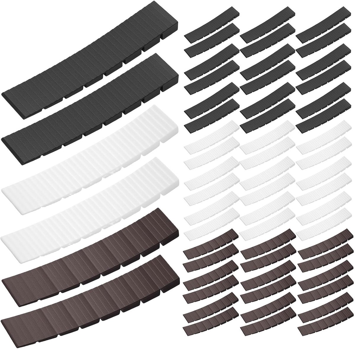 Set of 60 Furniture Wedges, Plastic Wedges, Pads, Leveling Pads, Plastic Wedges with Integrated Breakpoints for - ShopVlot