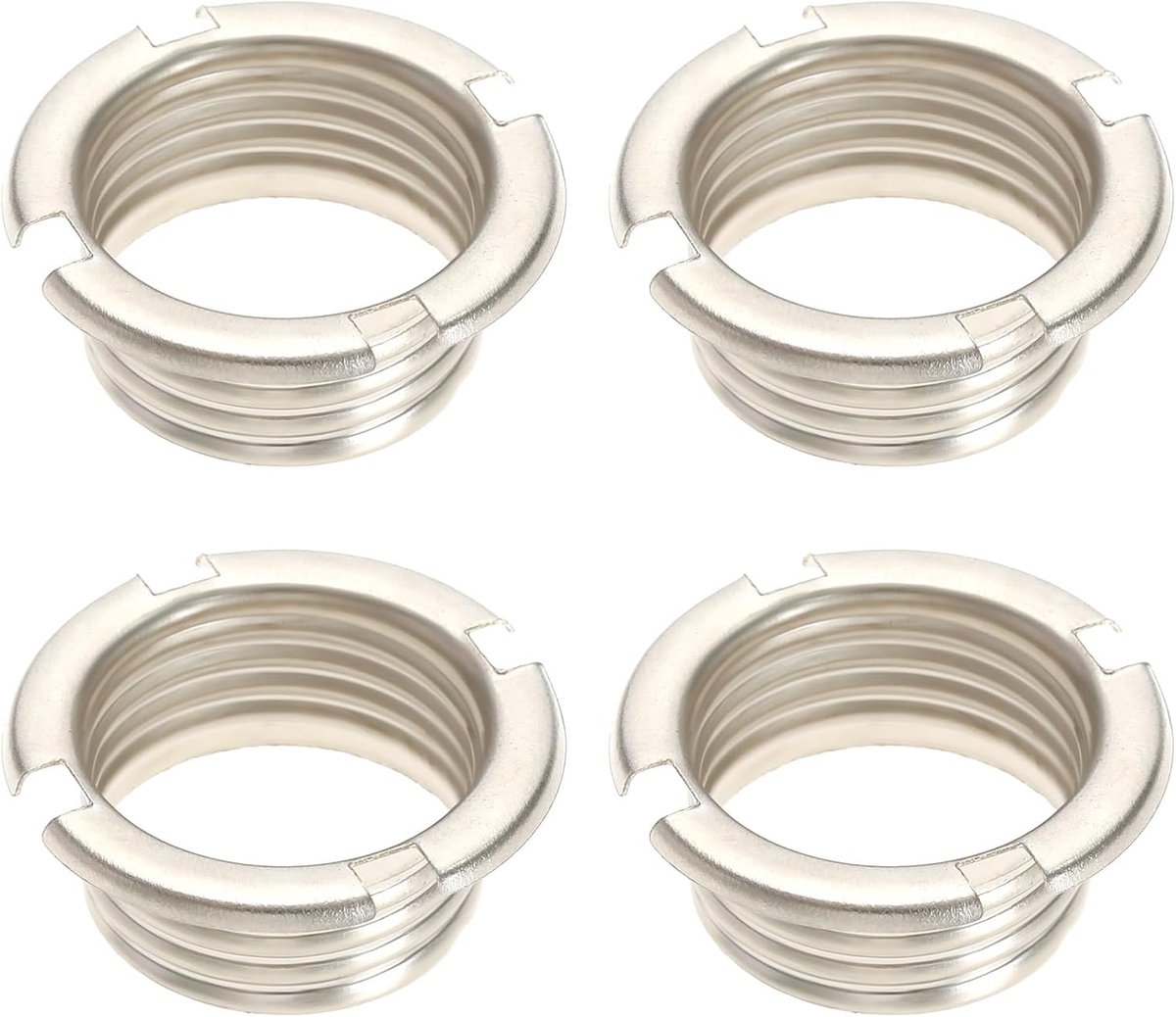 Schoefringen voor lampen 20.8 x 2 mm - Gegalvaniseerd metaal - Geschikt voor G9/GU5.3/GY6.35 - ShopVlot