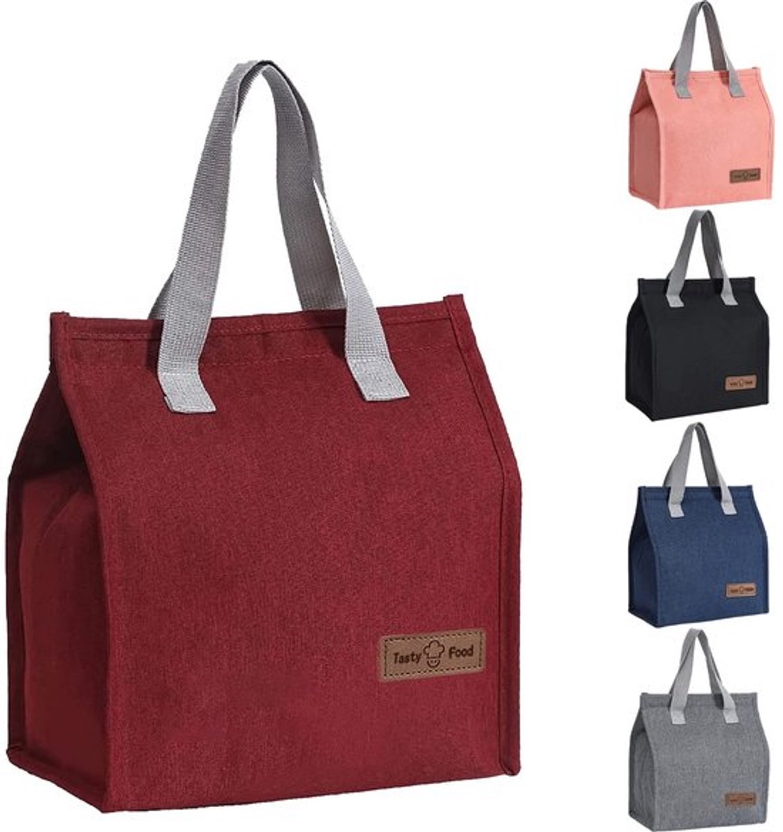 Lunchtas herbruikbaar - geïsoleerde koeltas - lekvrije koeltas - thermische tas - voor werk/school/reizen - geschikt voor volwassenen/kinderen